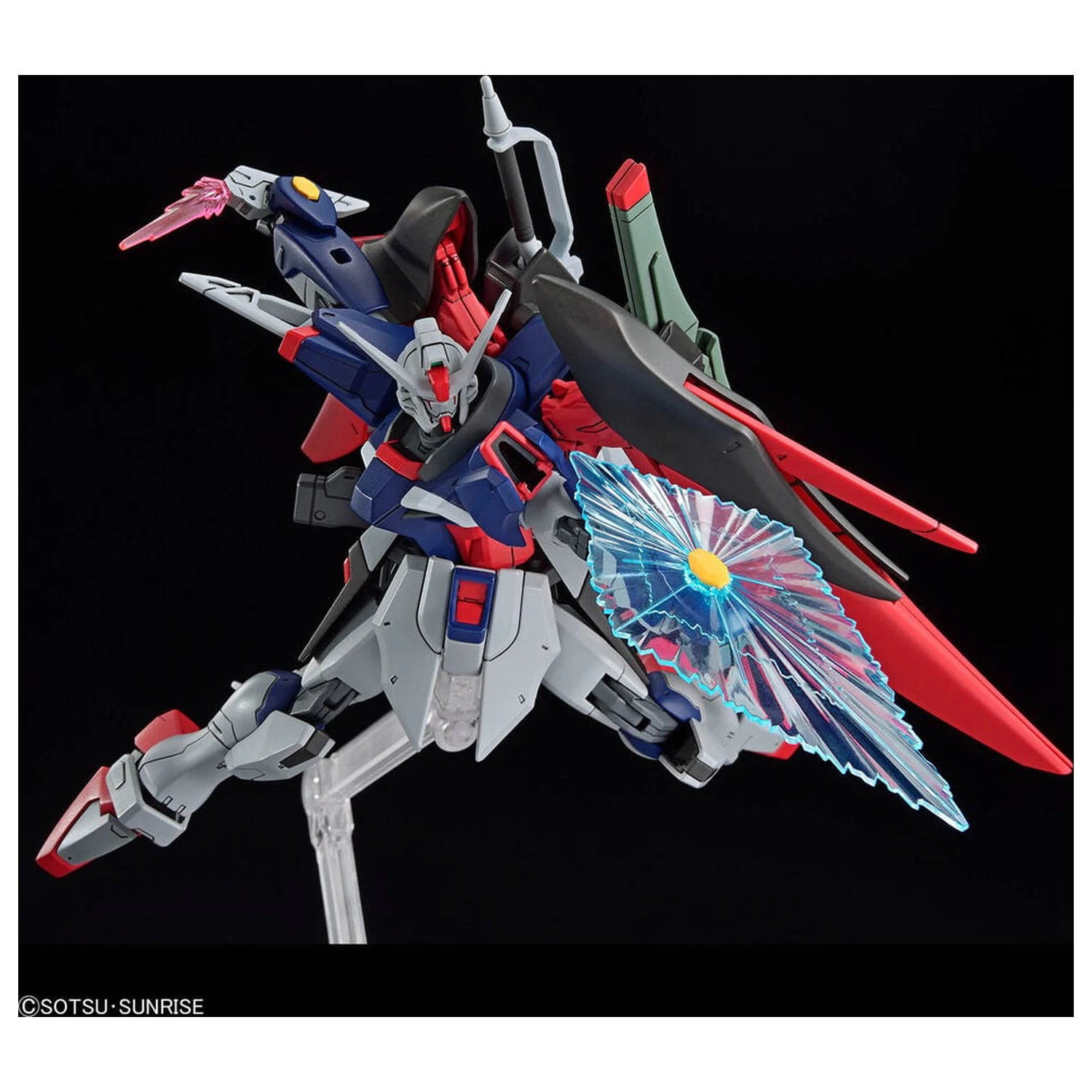 Gundam SEED Freedom ZGMF/A-262PD-P Mighty Strike Freedom Gundam Destiny Gundam II Zeus Silhouette Mobile Suit Model Kit HG 1/144 product photo