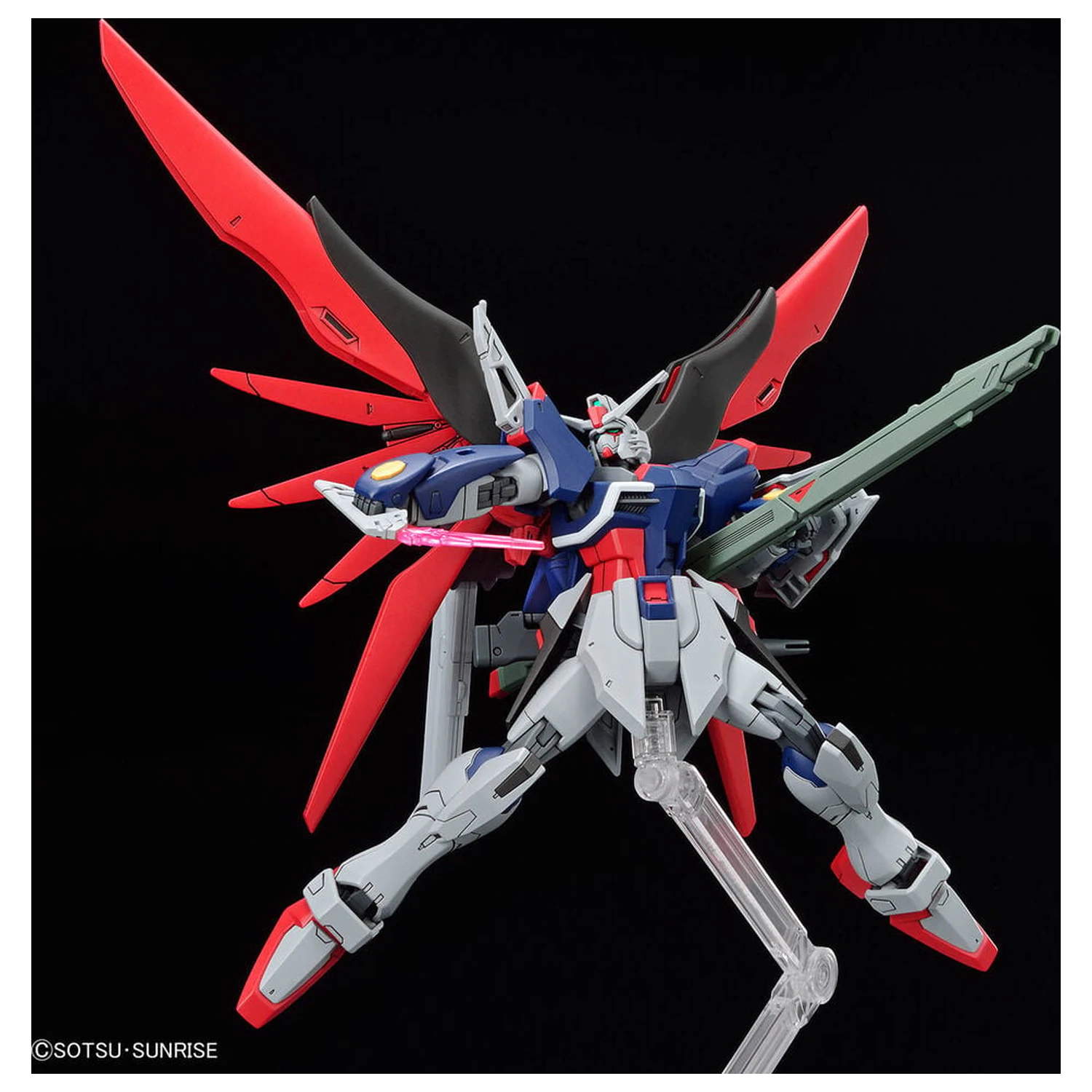 Gundam SEED Freedom ZGMF/A-262PD-P Mighty Strike Freedom Gundam Destiny Gundam II Zeus Silhouette Mobile Suit Model Kit HG 1/144 product photo