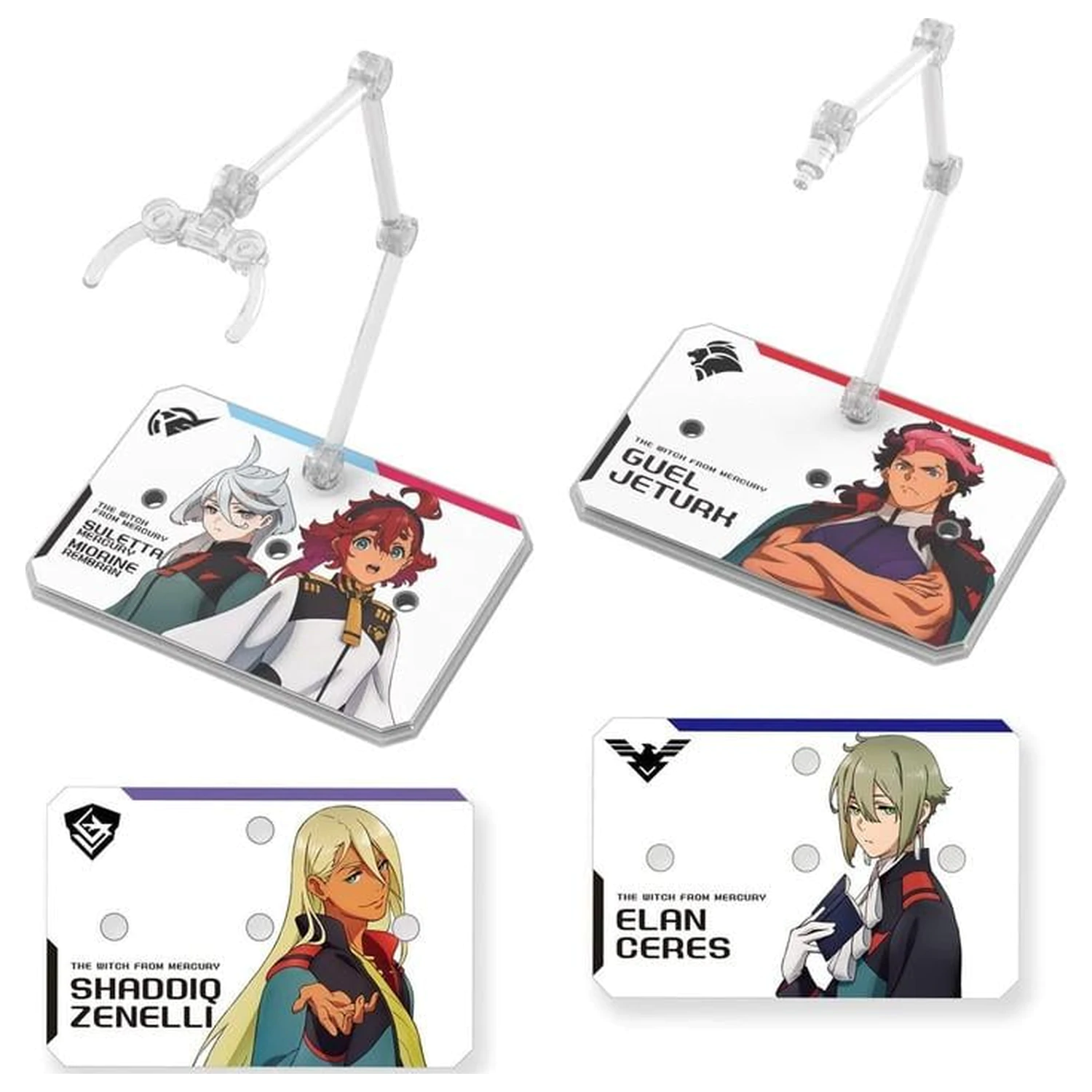 Gundam: The Witch from Mercury - Action Base 6 Sticker Set (Clear) Model Kit accessory pack product photo