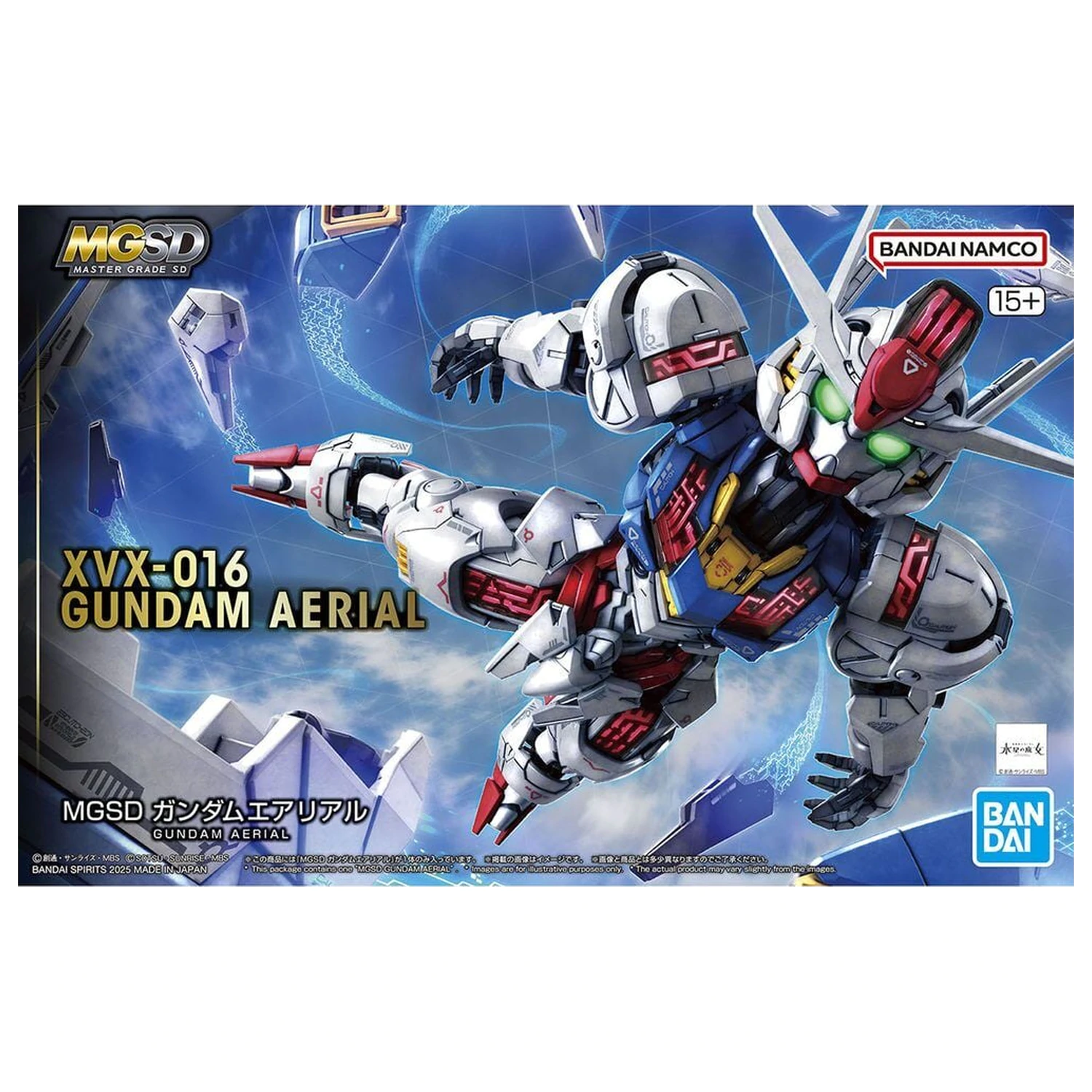Gundam The Witch from Mercury XVX-016 Gundam Aerial Mobile Suit Model Kit MGSD product photo