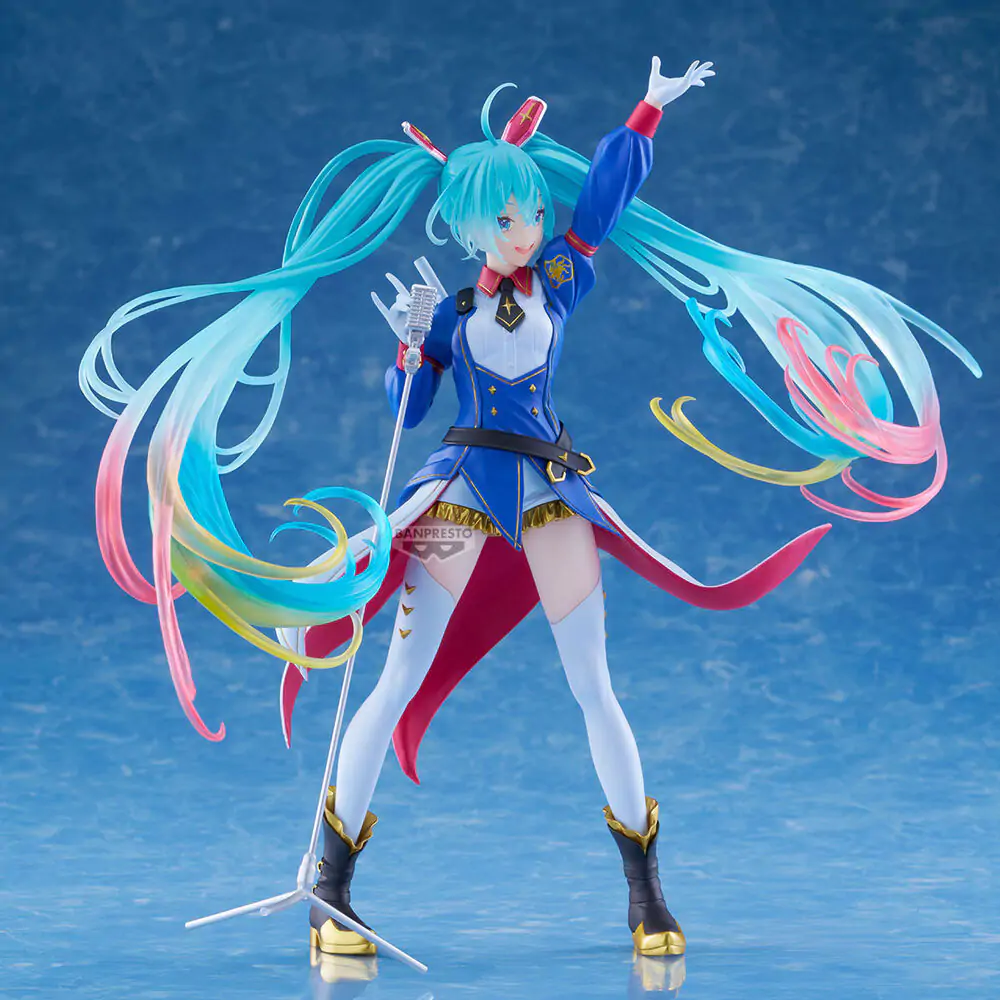 Gundam x Hatsune Miku 45th Anniversary Gundam Collaboration Banpresto Evolve figure 21cm product photo