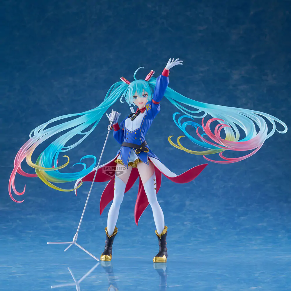 Gundam x Hatsune Miku 45th Anniversary Gundam Collaboration Banpresto Evolve figure 21cm product photo