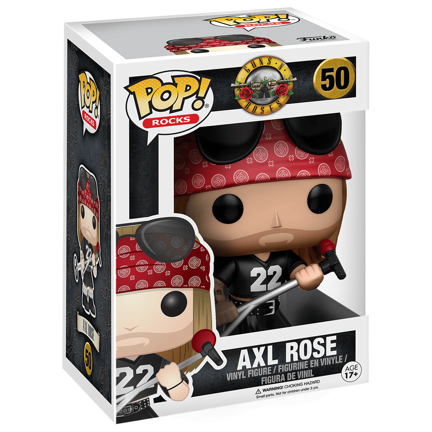 Guns N´ Roses POP! Rocks Vinyl Figure Axl Rose 9 cm product photo