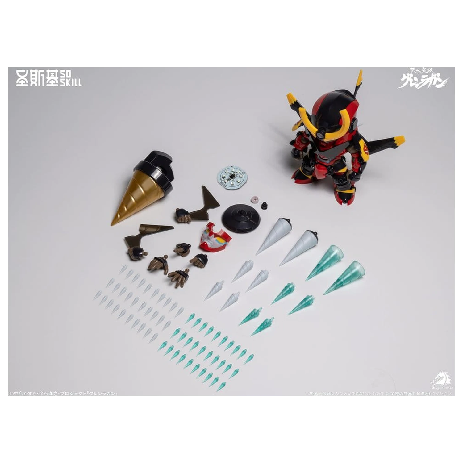 Gurren Lagann Chibi Model Kit Chibi-style Super Articulated 13 cm product photo
