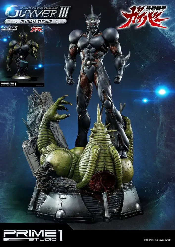 Guyver The Bioboosted Armor Statue &amp; Bust Guyver III Ultimate Edition Set product photo