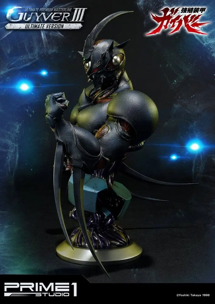 Guyver The Bioboosted Armor Statue &amp; Bust Guyver III Ultimate Edition Set product photo