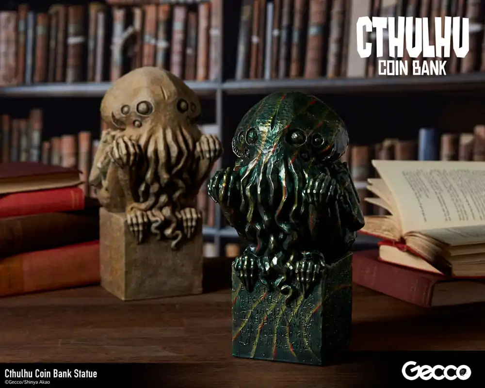 H.P. Lovecraft Cthulhu Mythos Coin Bank Statue Cthulhu (Original Color) 24 cm product photo