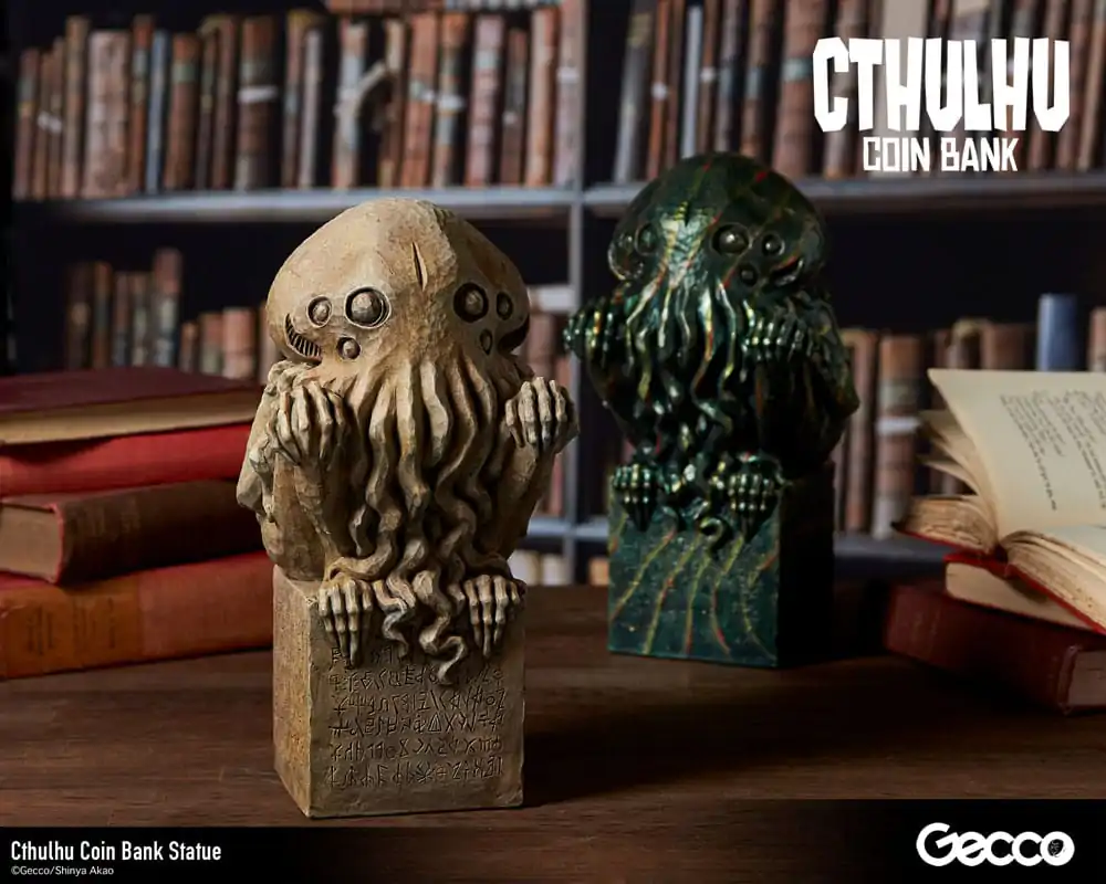 H.P. Lovecraft Cthulhu Mythos Coin Bank Statue Cthulhu (Original Color) 24 cm termékfotó