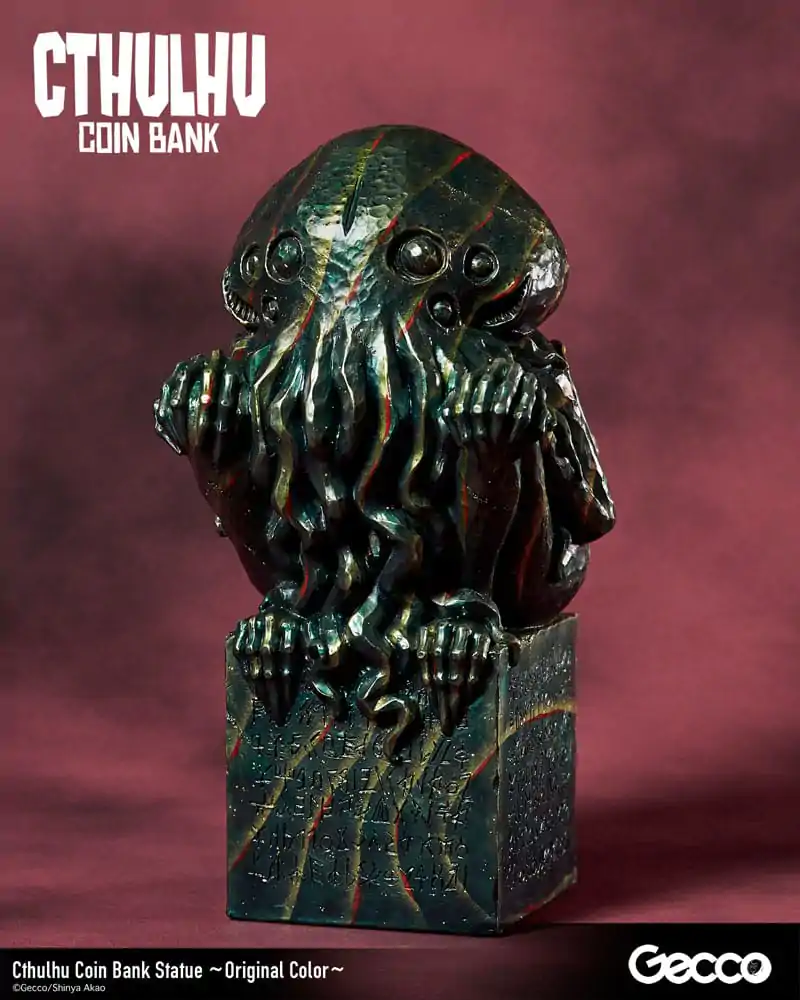 H.P. Lovecraft Cthulhu Mythos Coin Bank Statue Cthulhu (Original Color) 24 cm termékfotó