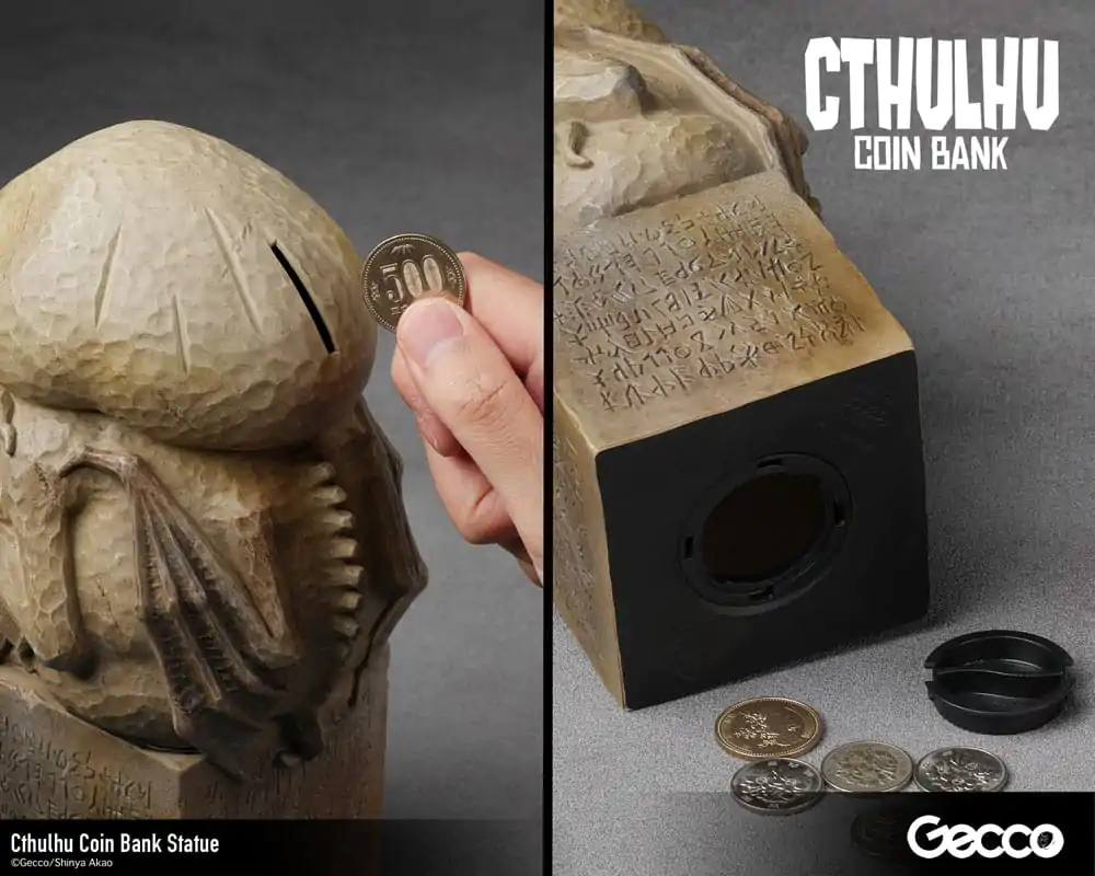 H.P. Lovecraft Cthulhu Mythos Coin Bank Statue Cthulhu (Original Color) 24 cm product photo