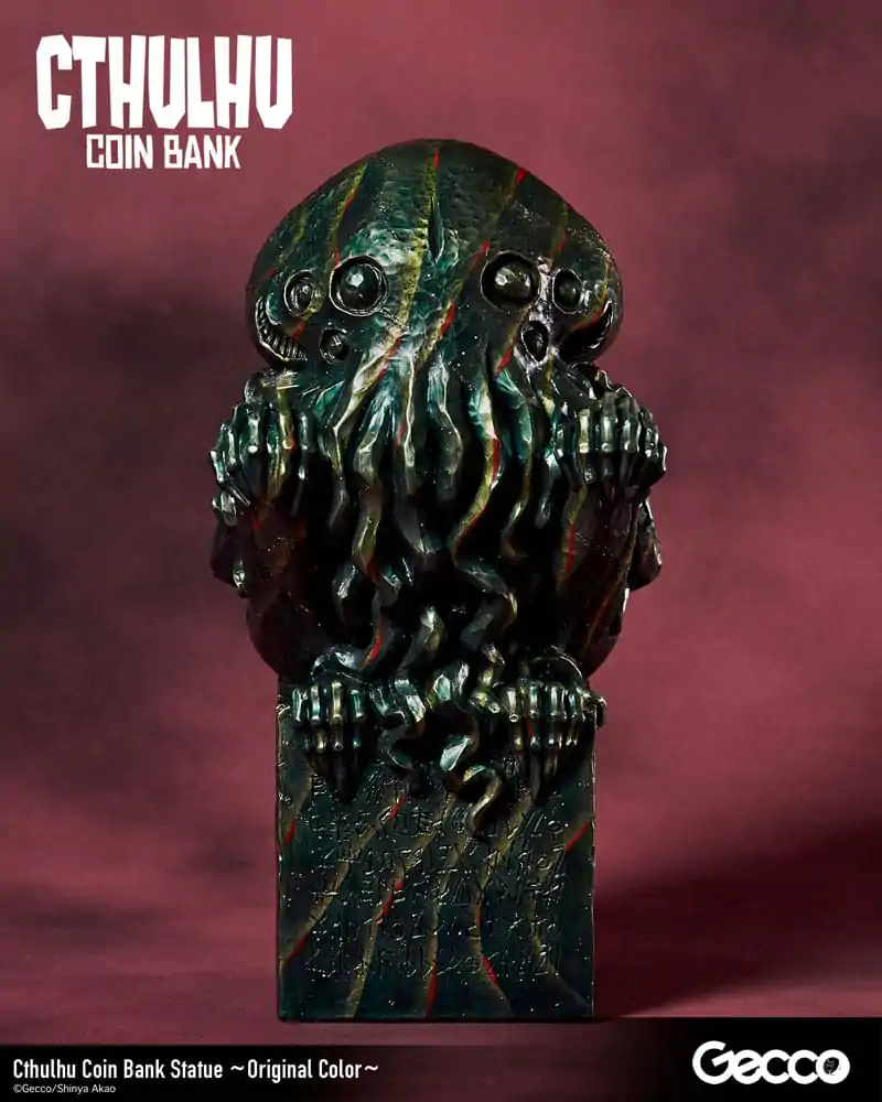 H.P. Lovecraft Cthulhu Mythos Coin Bank Statue Cthulhu (Original Color) 24 cm termékfotó