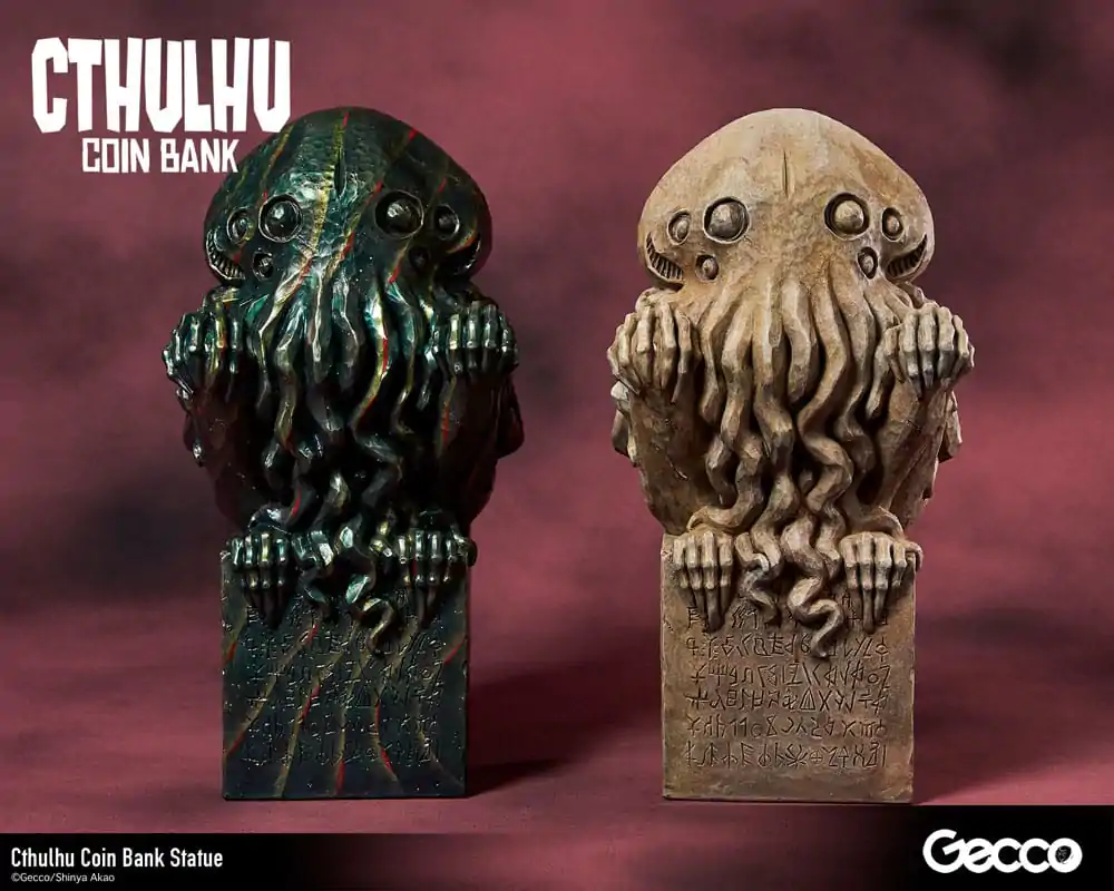 H.P. Lovecraft Cthulhu Mythos Coin Bank Statue Cthulhu (Original Color) 24 cm product photo