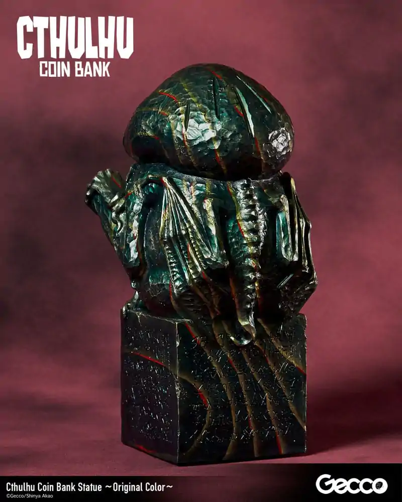 H.P. Lovecraft Cthulhu Mythos Coin Bank Statue Cthulhu (Original Color) 24 cm termékfotó