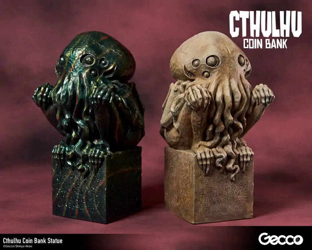 H.P. Lovecraft Cthulhu Mythos Coin Bank Statue Cthulhu (Original Color) 24 cm termékfotó