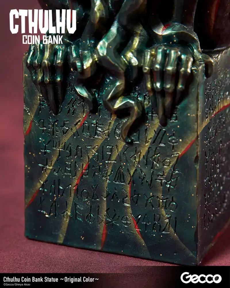 H.P. Lovecraft Cthulhu Mythos Coin Bank Statue Cthulhu (Original Color) 24 cm product photo