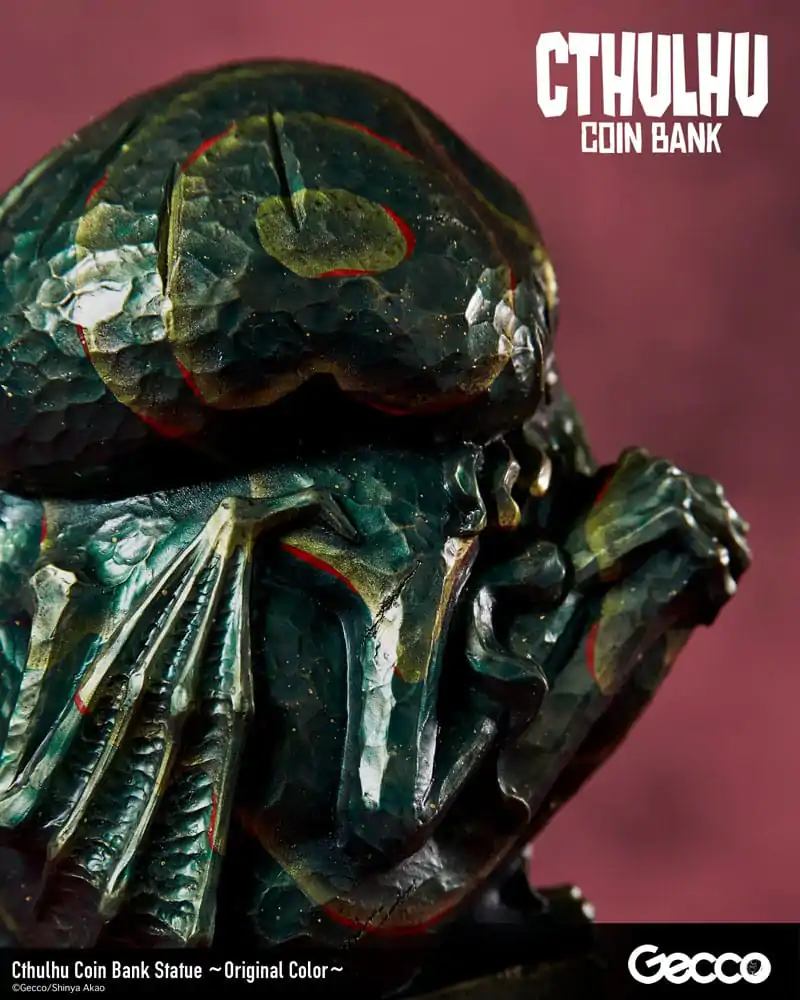 H.P. Lovecraft Cthulhu Mythos Coin Bank Statue Cthulhu (Original Color) 24 cm product photo