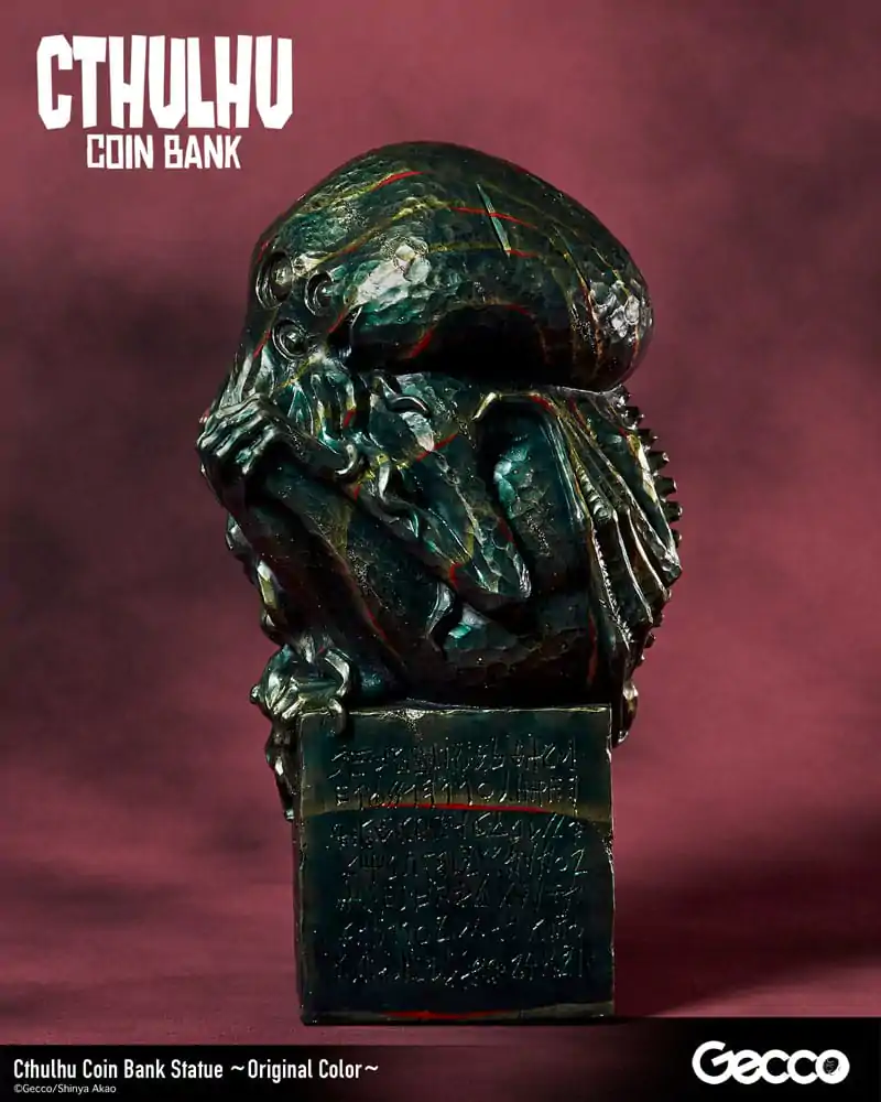 H.P. Lovecraft Cthulhu Mythos Coin Bank Statue Cthulhu (Original Color) 24 cm product photo