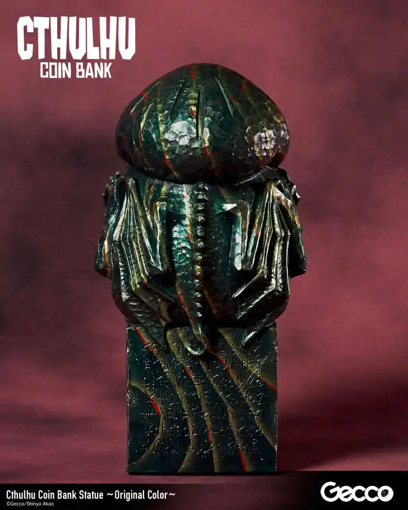 H.P. Lovecraft Cthulhu Mythos Coin Bank Statue Cthulhu (Original Color) 24 cm product photo