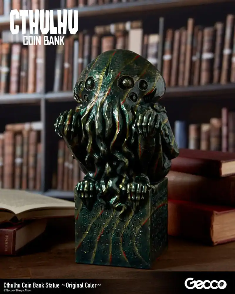 H.P. Lovecraft Cthulhu Mythos Coin Bank Statue Cthulhu (Original Color) 24 cm product photo