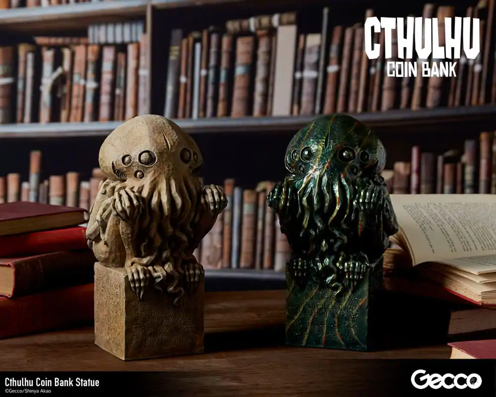 H.P. Lovecraft Cthulhu Mythos Coin Bank Statue Cthulhu (Original Color) 24 cm product photo