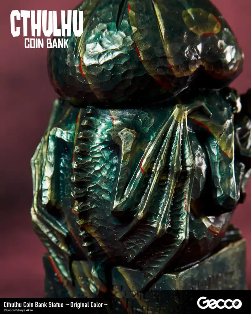 H.P. Lovecraft Cthulhu Mythos Coin Bank Statue Cthulhu (Original Color) 24 cm product photo