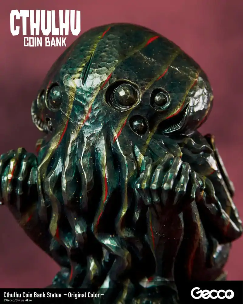 H.P. Lovecraft Cthulhu Mythos Coin Bank Statue Cthulhu (Original Color) 24 cm product photo