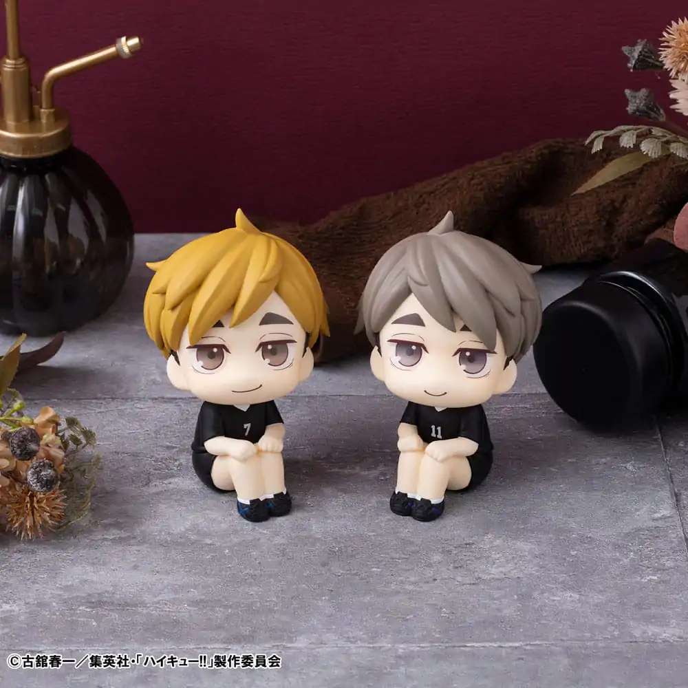 Haikyu!! Look Up PVC Statues Atsumu Miya &amp; Osamu Miya Uniform Ver. 11 cm (with gift) product photo
