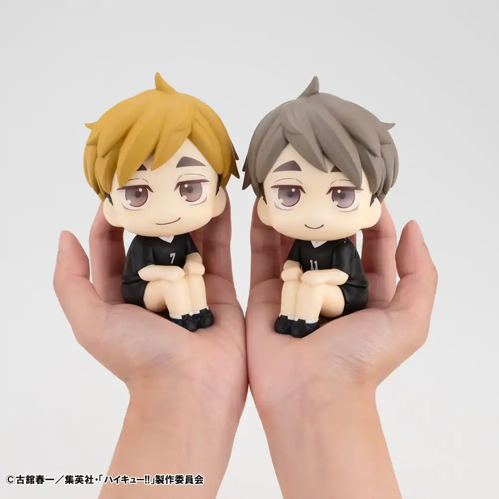 Haikyu!! Look Up PVC Statues Atsumu Miya &amp; Osamu Miya Uniform Ver. 11 cm (with gift) product photo