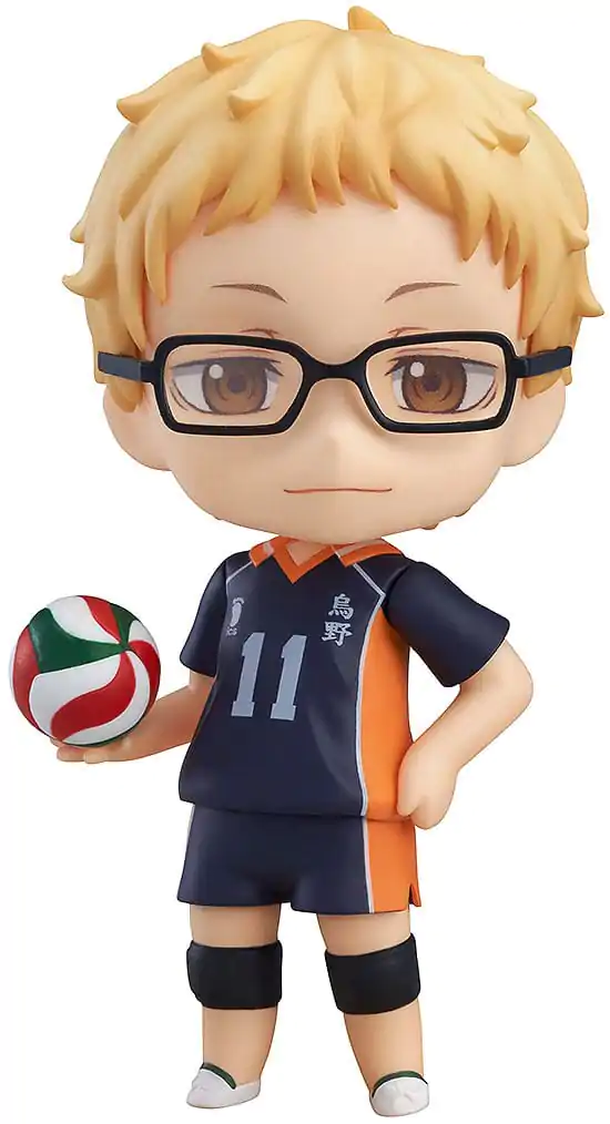 Haikyu!! Nendoroid Action Figure Kei Tsukishima (re-run) 10 cm termékfotó