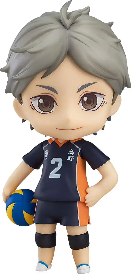 Haikyu!! Nendoroid Action Figure Koshi Sugawara (re-run) 10 cm termékfotó