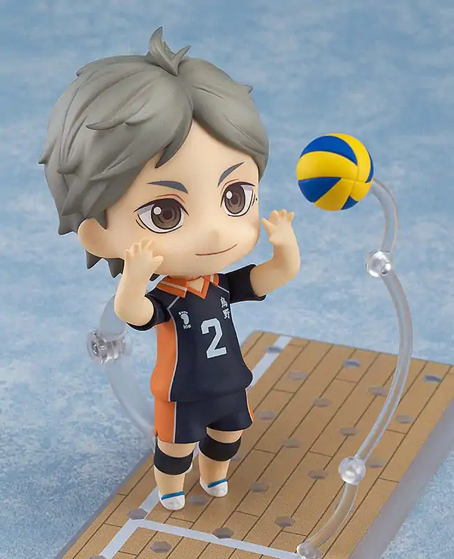 Haikyu!! Nendoroid Action Figure Koshi Sugawara (re-run) 10 cm termékfotó