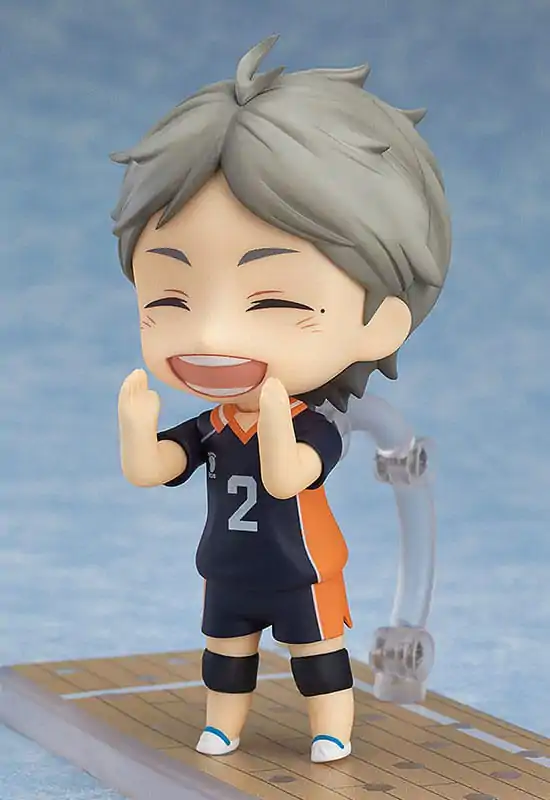 Haikyu!! Nendoroid Action Figure Koshi Sugawara (re-run) 10 cm termékfotó