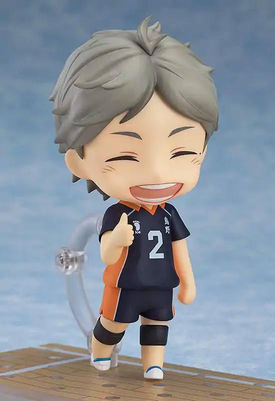 Haikyu!! Nendoroid Action Figure Koshi Sugawara (re-run) 10 cm termékfotó