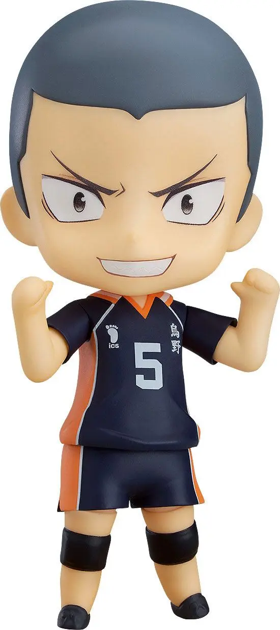 Haikyu!! Nendoroid Action Figure Ryunosuke Tanaka (re-run) 10 cm product photo