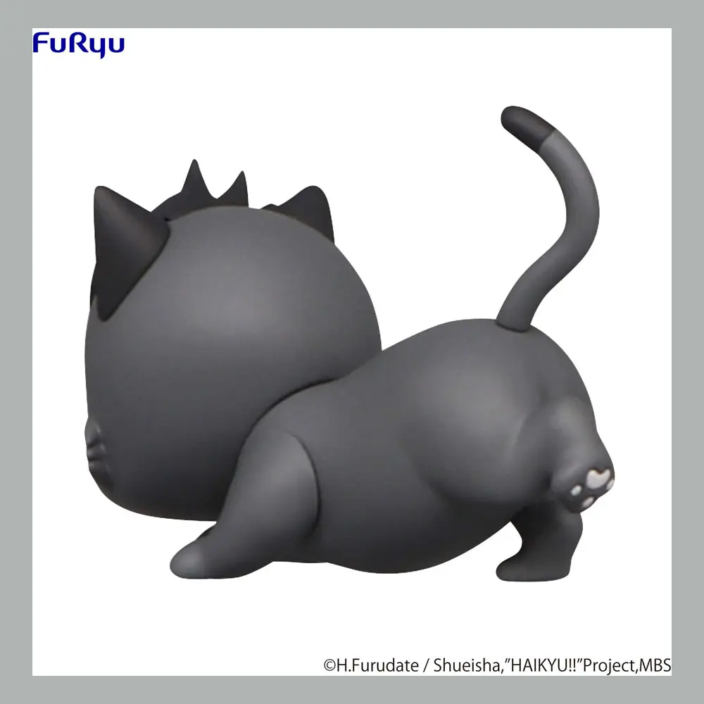 Haikyu!! Noodle Stopper PVC Statue Petit 2 Kuroo Cat 6 cm product photo