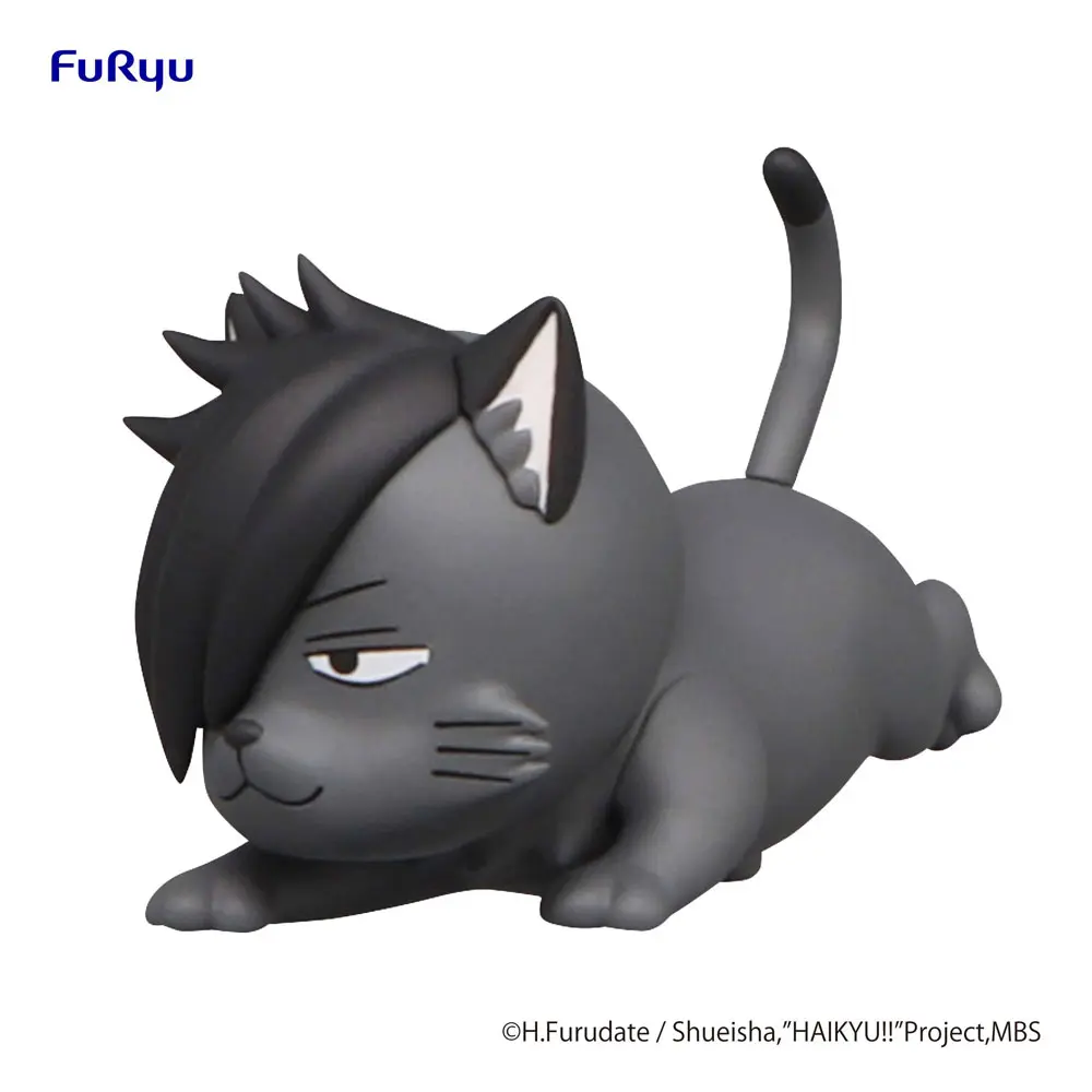 Haikyu!! Noodle Stopper PVC Statue Petit 2 Kuroo Cat 6 cm product photo