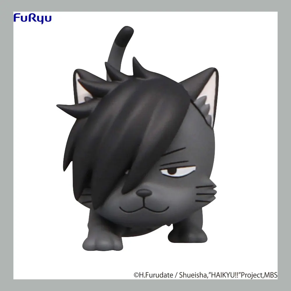 Haikyu!! Noodle Stopper PVC Statue Petit 2 Kuroo Cat 6 cm product photo