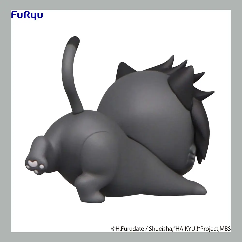 Haikyu!! Noodle Stopper PVC Statue Petit 2 Kuroo Cat 6 cm product photo
