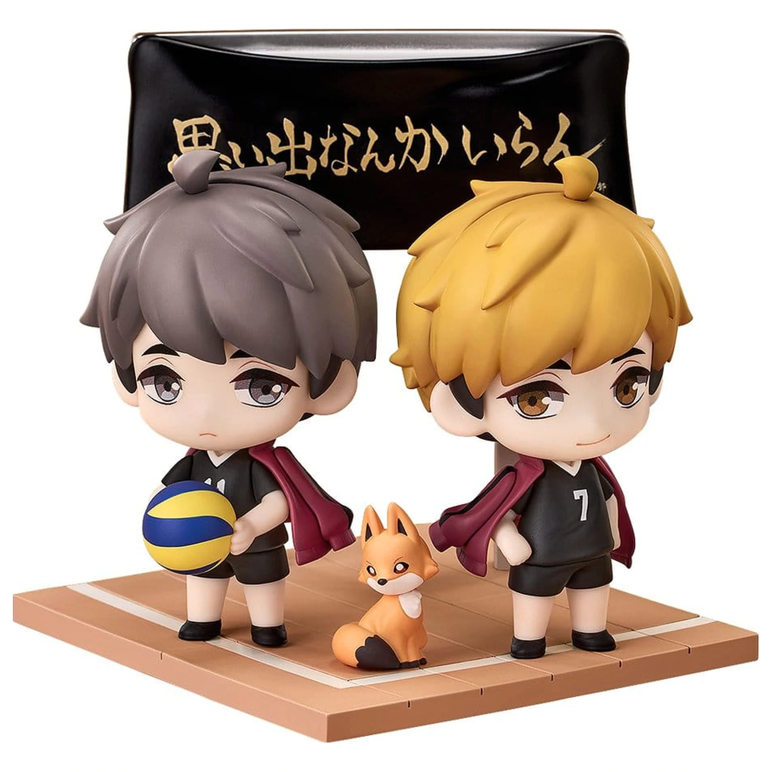 Haikyu!! Qset+ Mini Figures 2-Pack Atsumu Miya & Osamu Miya 8 cm product photo