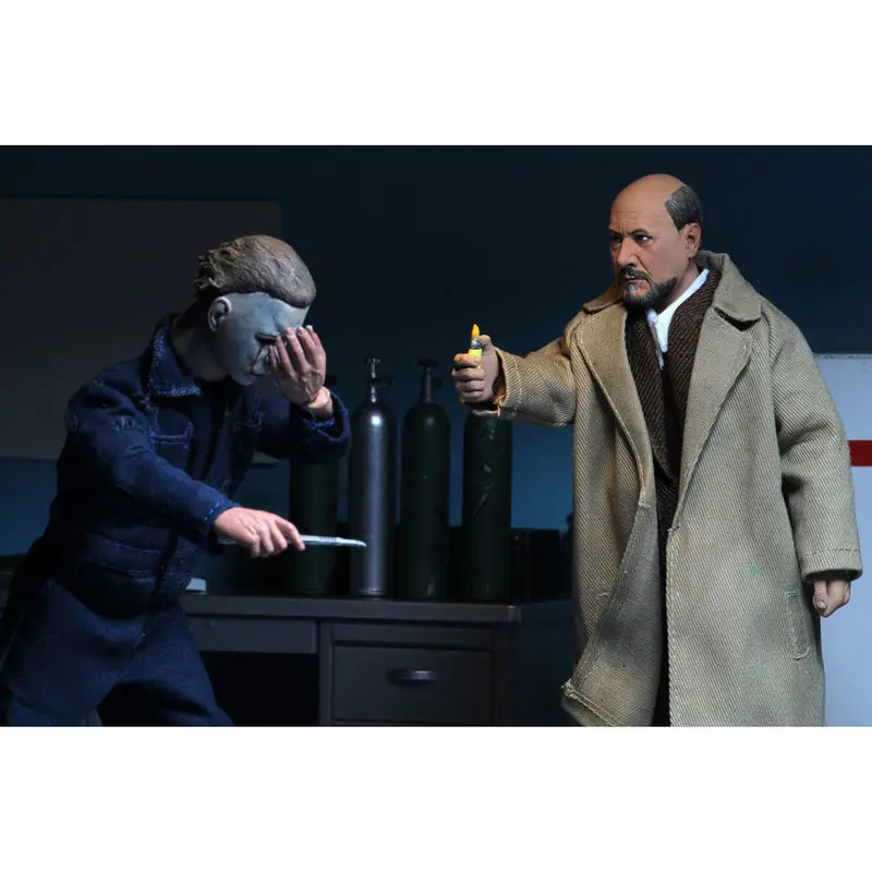 Halloween 2 Retro Action Figure 2-Pack Doctor Loomis &amp; Laurie Strode 20 cm product photo