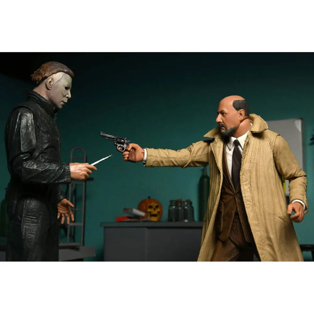 Halloween II Ultimate Action Figure 2-Pack Michael Myers &amp; Dr Loomis 18 cm product photo