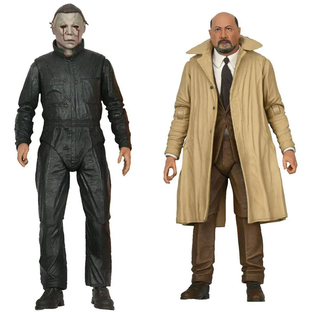 Halloween II Ultimate Action Figure 2-Pack Michael Myers &amp; Dr Loomis 18 cm product photo