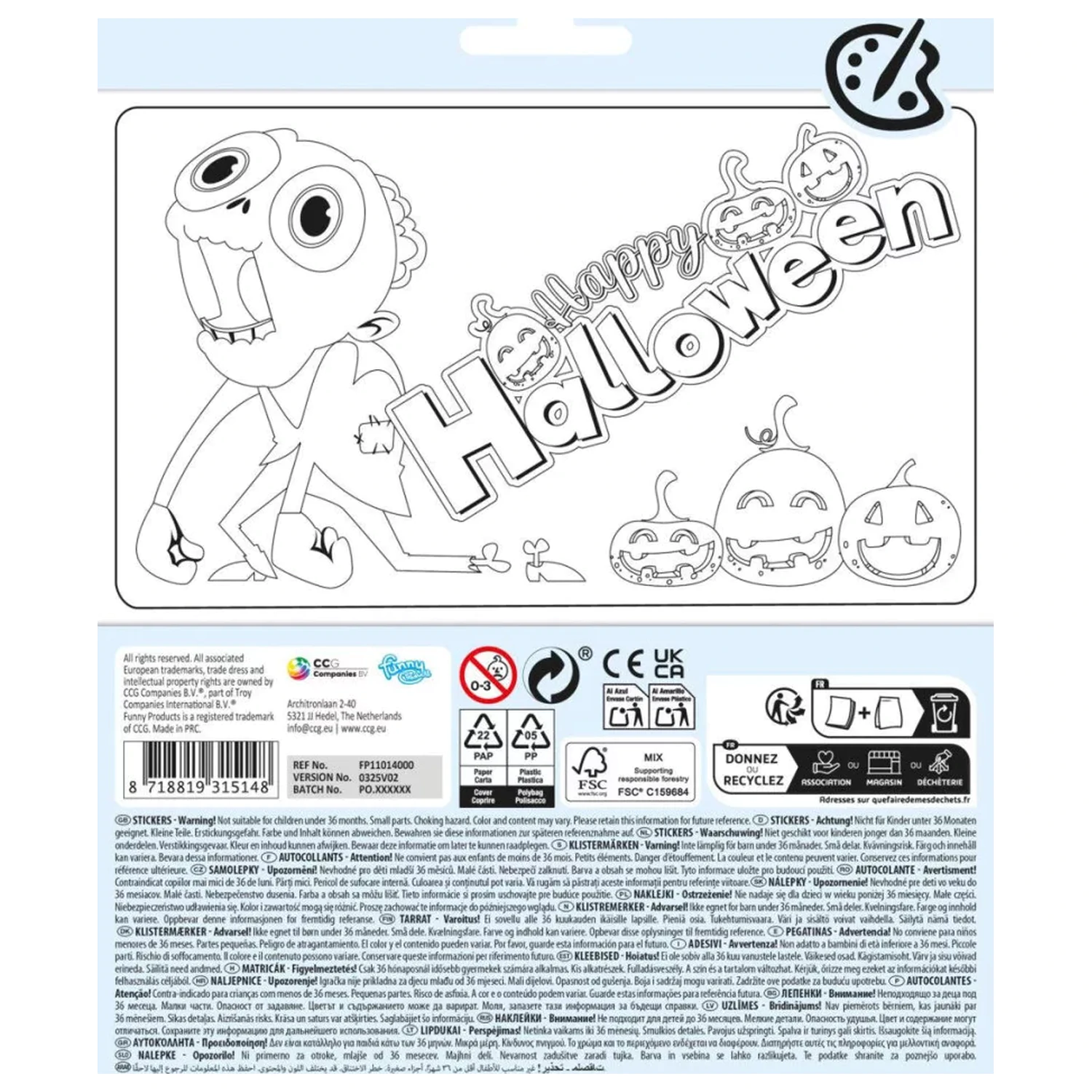 Halloween Monsters sticker product photo