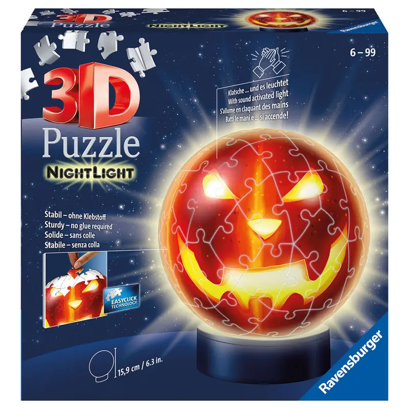 Halloween pumpkin 3D puzzle 74pcs product photo