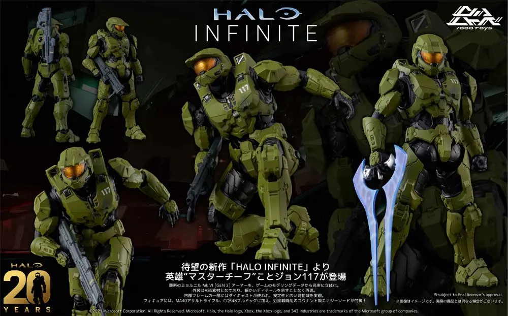 Halo Infinite Action Figure 1/12 Master Chief Mjolnir Mark VI (GEN 3) 18 cm product photo