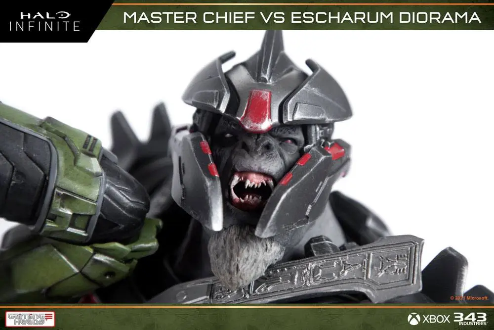 Halo: Infinite Diorama 1/8 Master Chief vs. Escharum 31 cm product photo