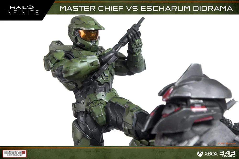 Halo: Infinite Diorama 1/8 Master Chief vs. Escharum 31 cm product photo