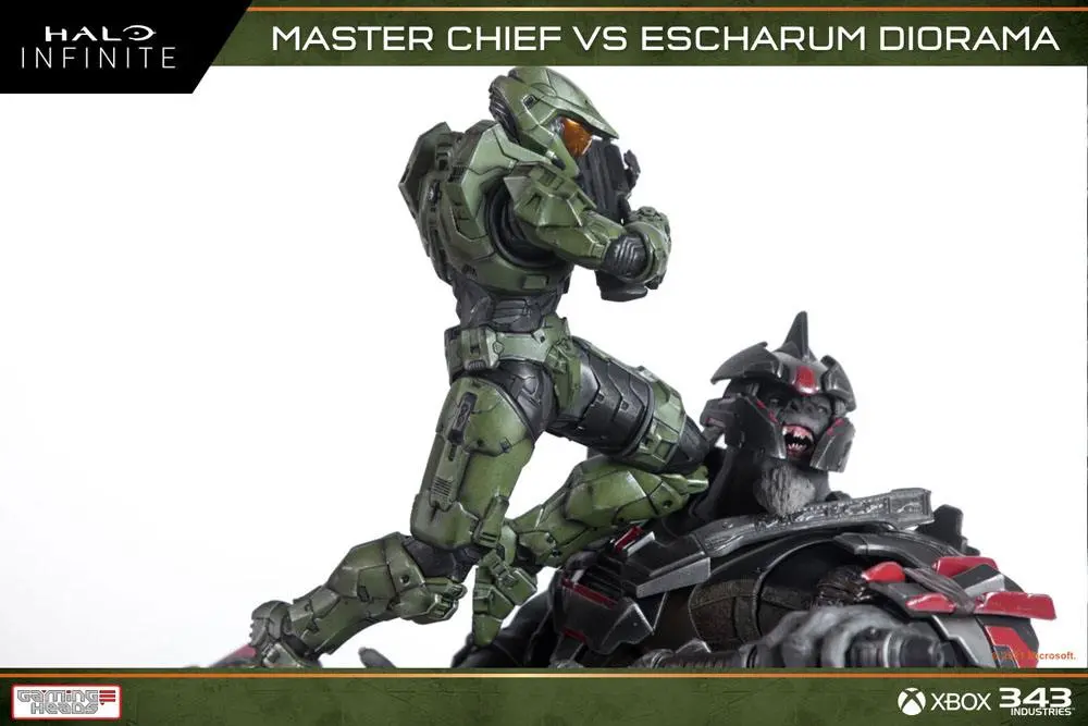 Halo: Infinite Diorama 1/8 Master Chief vs. Escharum 31 cm product photo