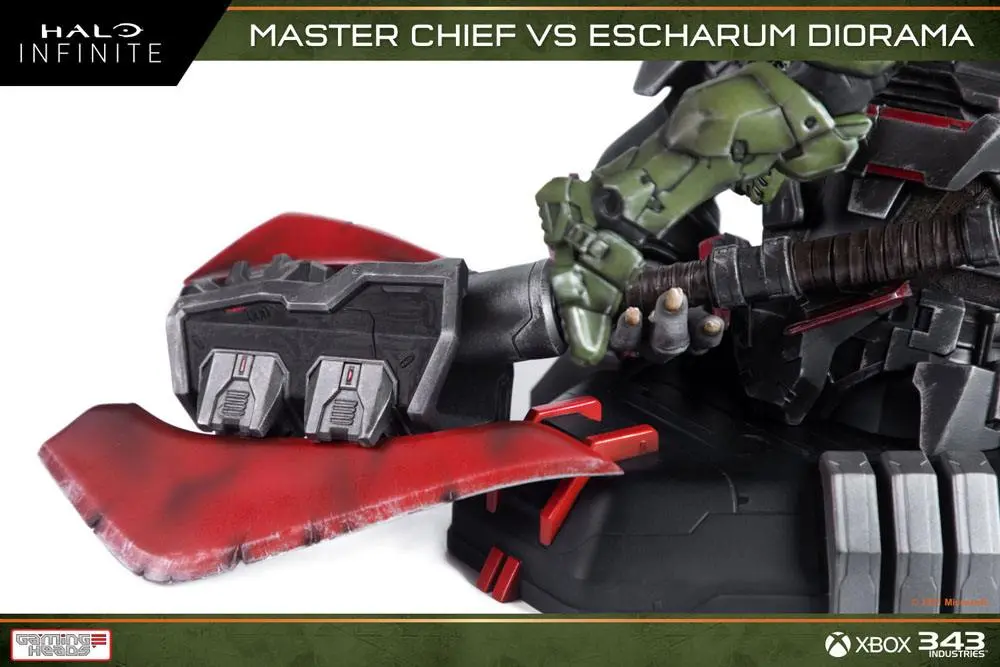 Halo: Infinite Diorama 1/8 Master Chief vs. Escharum 31 cm product photo