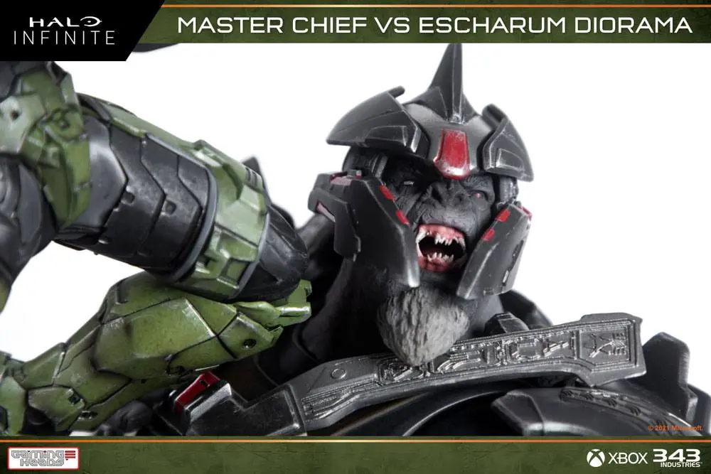 Halo: Infinite Diorama 1/8 Master Chief vs. Escharum 31 cm product photo